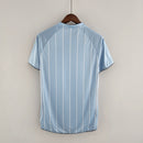 Camiseta retro de aficionado del Manchester City (local 08/09), hombre, azul