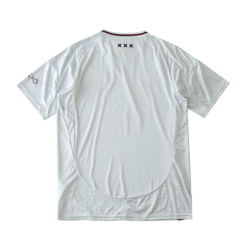 Camiseta de aficionado del Ajax Third Third III 24/25 para hombre - Blanca