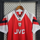 Camiseta retro Adidas para aficionado del Arsenal I 92/93, hombre, roja