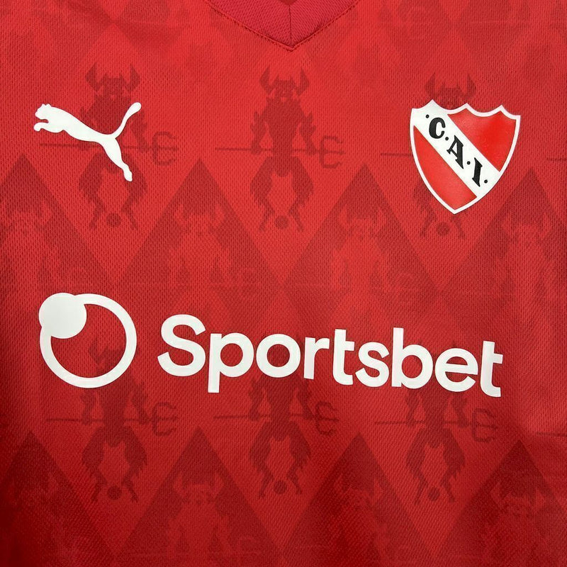 Camiseta de local de Independiente I 25/26 para hombre - Roja y blanca