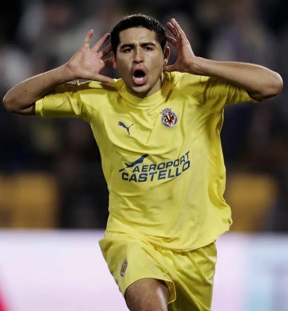 Camiseta retro local del Villarreal I 05/06 Puma Fan para hombre - Amarillo