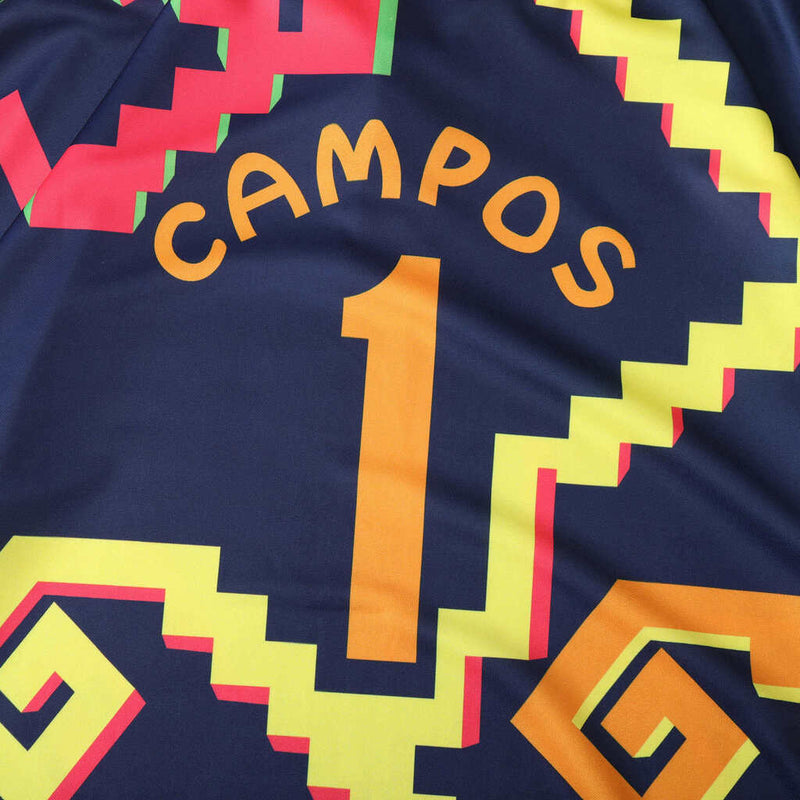 Camiseta retro de portero de México 1998 para hombre - Colorida