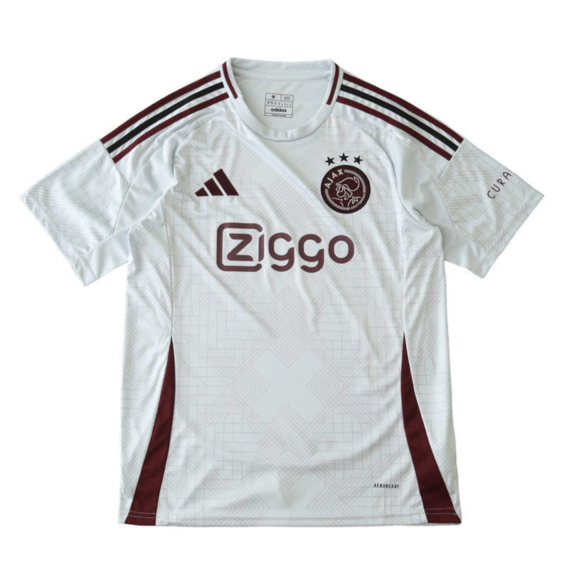 Camiseta de aficionado del Ajax Third Third III 24/25 para hombre - Blanca