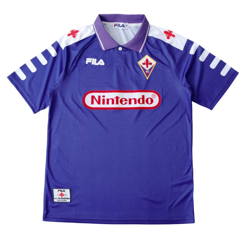 Camiseta retro local de la Fiorentina 98/99 para hombre - Morado