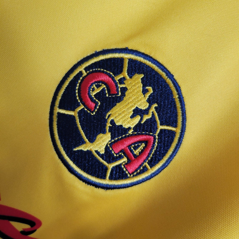 Camiseta retro Nike para aficionados de México América 00/01 - Amarilla