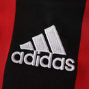 Camiseta retro de manga larga para aficionado del Milan Home I 06/07 de Adidas para hombre - Negro y rojo