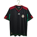 Camiseta de aficionado retro II de la selección nacional de México 2010 para hombre - Negra