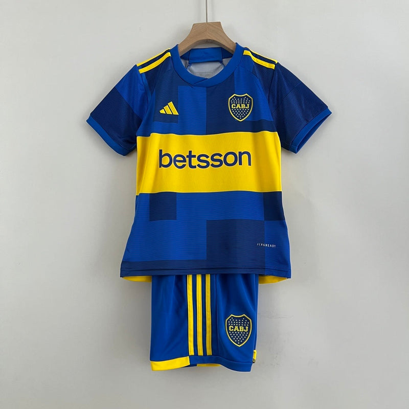 Camiseta y pantalón corto Boca Juniors Local I 23/24 para niños - Azul