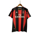 Camiseta retro local del Milan 10/11 Adidas Fan para hombre - Blanco y negro