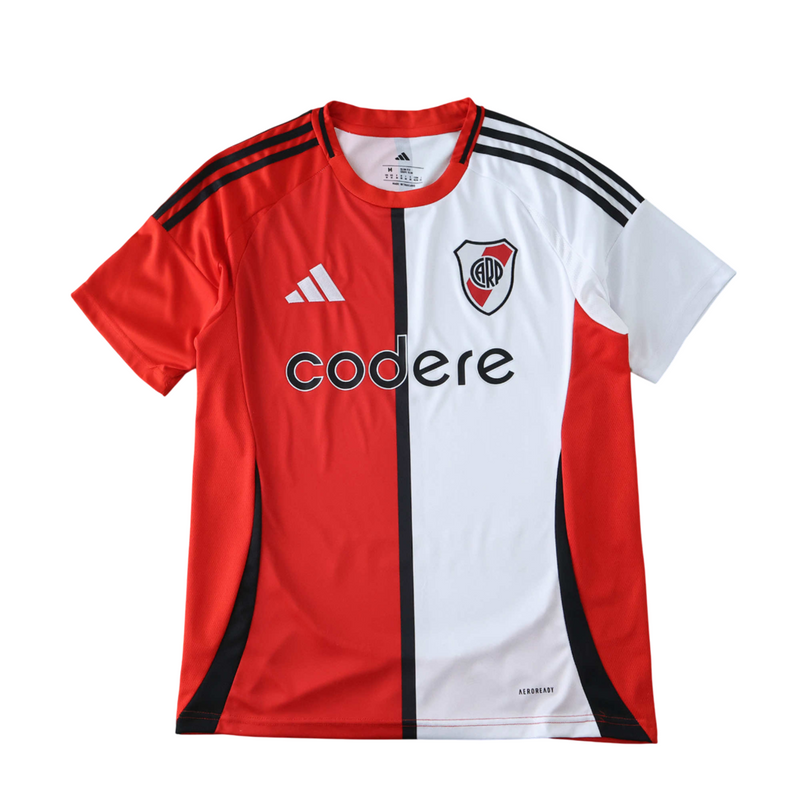 Camiseta de local de River Plate 24/25 para hombre - Blanca y roja