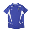 Camiseta retro Nike de la selección nacional de Brasil 2002 II para hombre - Azul