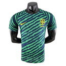Camiseta Nike de jugador de la selección nacional de Brasil 2022 para hombre (azul y verde)
