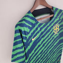 Camiseta Nike de aficionado de la selección nacional de Brasil 2022 para hombre - Azul y verde