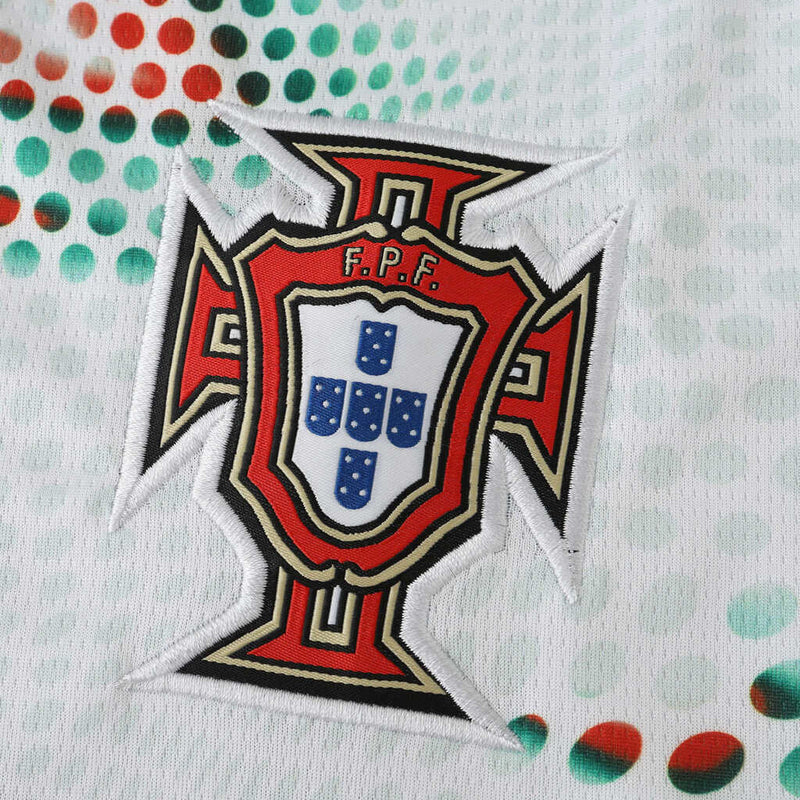 Camiseta visitante de la selección nacional de Portugal II - Camiseta de aficionado para hombre 2025/26 - Blanca