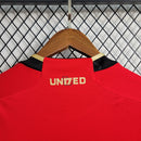 Camiseta Adidas Atlanta Home 23/24 para hombre - Rojo y negro