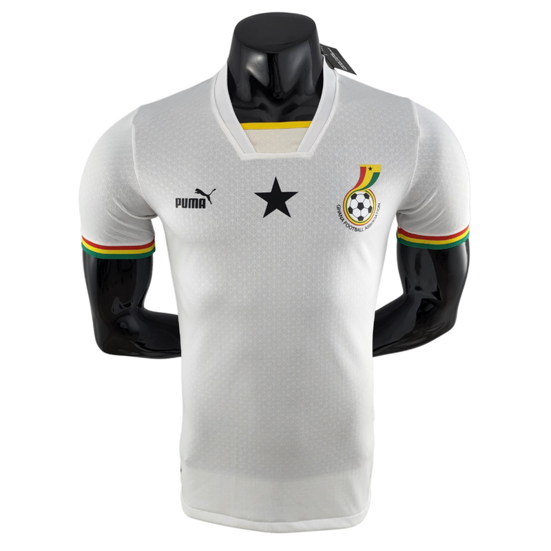 Camiseta de jugador de la selección nacional de Ghana 22/23 de Puma para hombre - Blanco