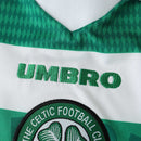 Camiseta retro local del Celtic 97/99 para hombre - Verde y blanco