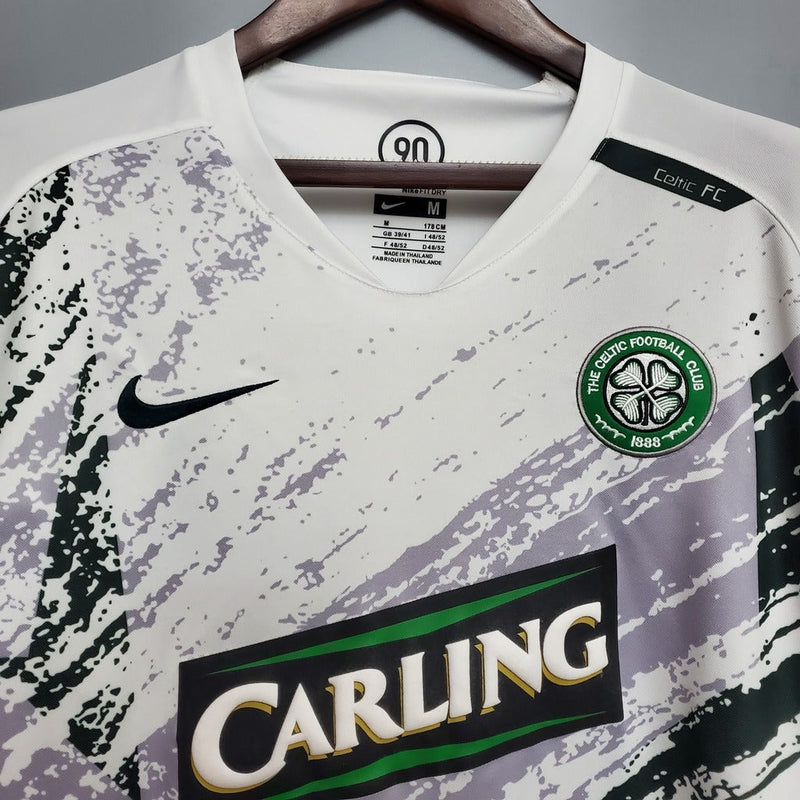 Camiseta retro de visitante del Celtic II 07/08 para hombre - Blanca