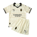 Camiseta y pantalón corto infantil Milan Especia IlII 24/25 - Blanco