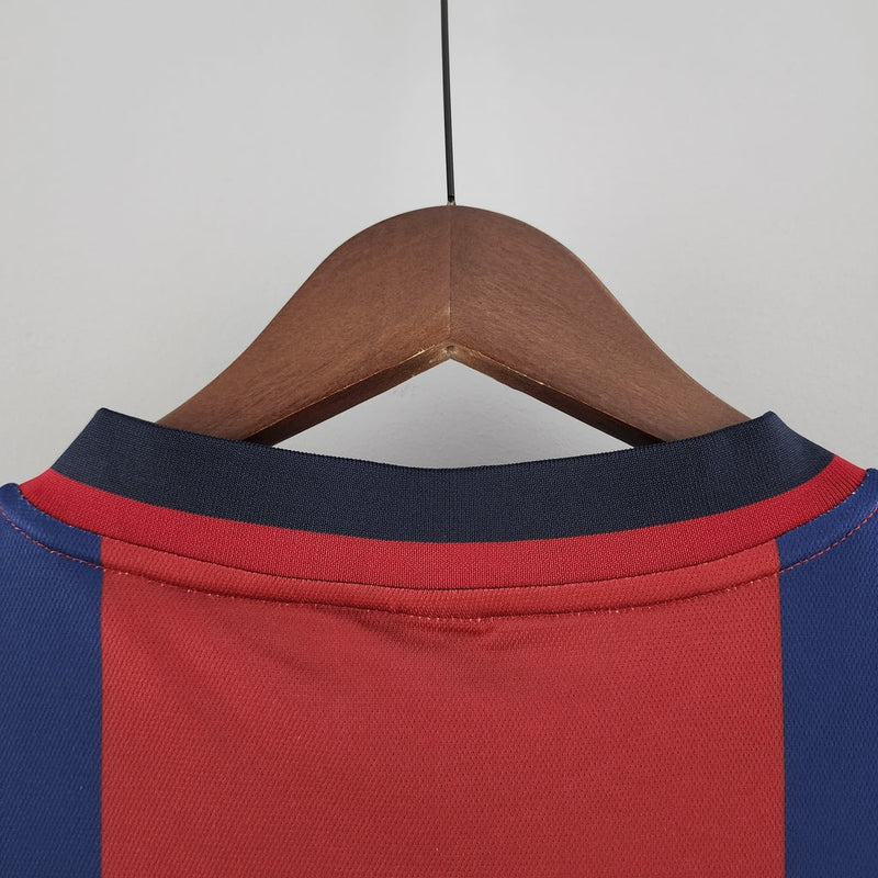 Camiseta retro Nike de local del Barcelona 98/99 para hombre - Azul y granate