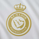 Camiseta de aficionado All-Nassr Home Third IIII 24/25 - Blanco y dorado