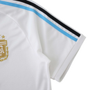 Camiseta de entrenamiento de la selección argentina 2025 Adidas Fan para hombre - Blanca
