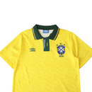 Camiseta retro de la selección brasileña 91/93 I para hombre - Amarilla
