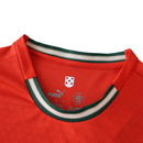 Camiseta local de la selección nacional de Portugal 24/25 - Camiseta de aficionado de manga larga para hombre - Roja