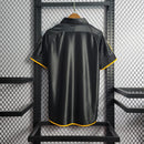 Camiseta retro de aficionado Adidas Real Madrid II 99/01 para hombre - Negra