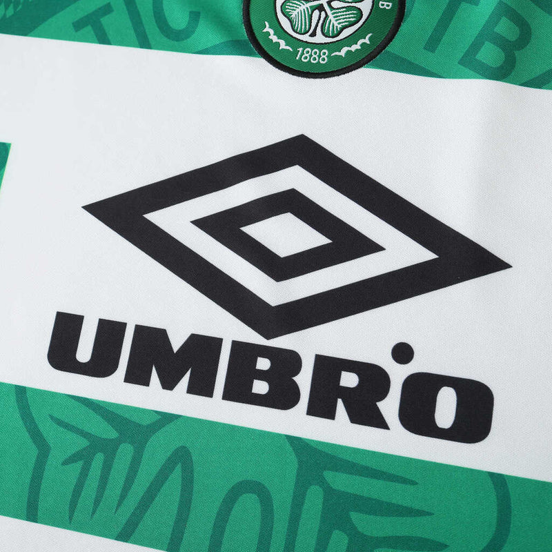 Camiseta retro local del Celtic 97/99 para hombre - Verde y blanco