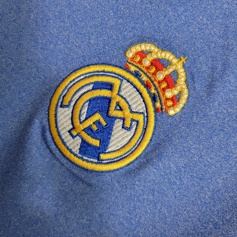 Camiseta retro de aficionado Adidas del Real Madrid II 13/14 para hombre - Azul