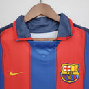 Camiseta retro del Barcelona I 03/04 Nike Fan para hombre - Azul rey y rojo