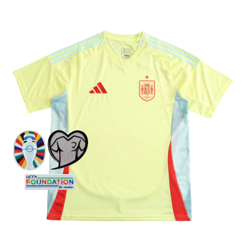 Camiseta de la selección española visitante II - Camiseta de aficionado para hombre 2024/25 - Amarilla