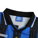 Camiseta retro de local del Inter de Milán 97/98 para hombre - Negra y azul