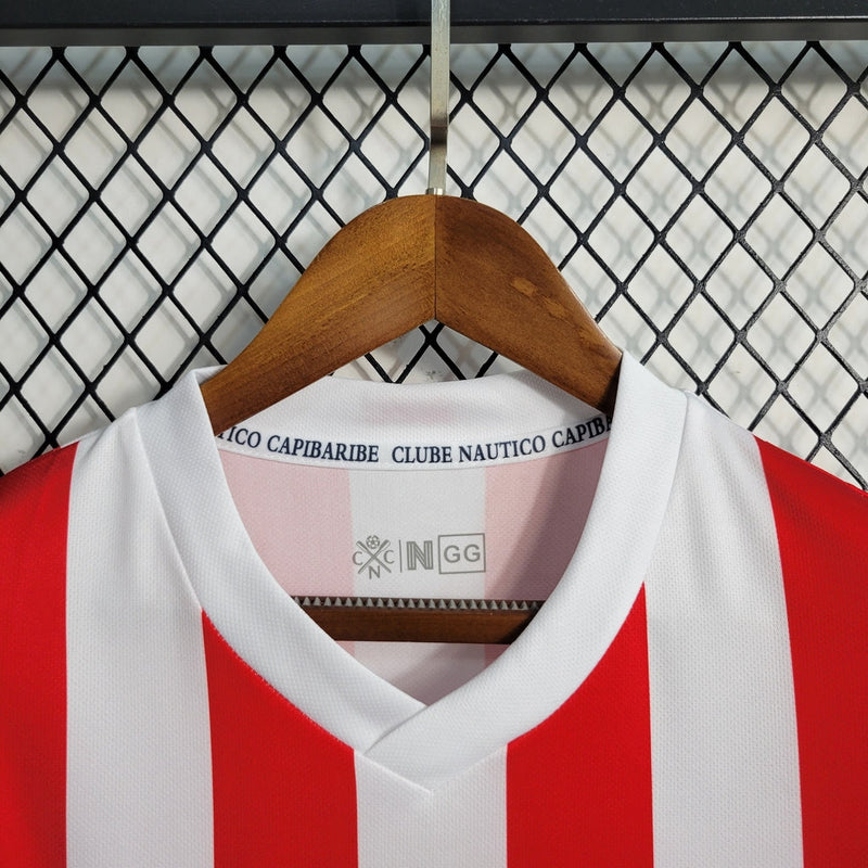 Camiseta Náutico I - 23/24 NSeis Fan Hombre - Roja y Blanca