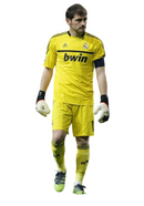 Camiseta retro de portero Adidas del Real Madrid I 11/12 para hombre - Amarilla