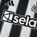 Camiseta local del Newcastle United 25/26 para hombre - Blanco y negro