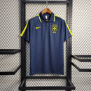 Camiseta de viaje de la selección brasileña 23/24 Fan Nike para hombre - Azul