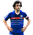 Camiseta retro de aficionado de Francia de la Eurocopa 1984 para hombre - Azul