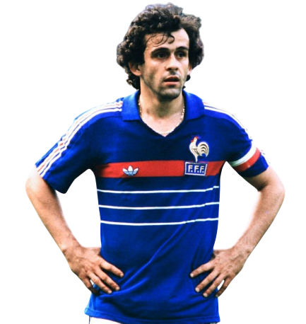 Camiseta retro de aficionado de Francia de la Eurocopa 1984 para hombre - Azul