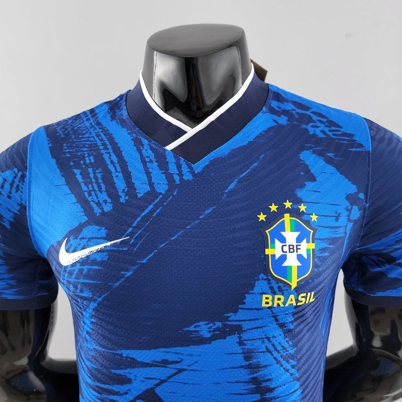 Camiseta Nike de jugador de la selección brasileña edición especial para hombre - Azul