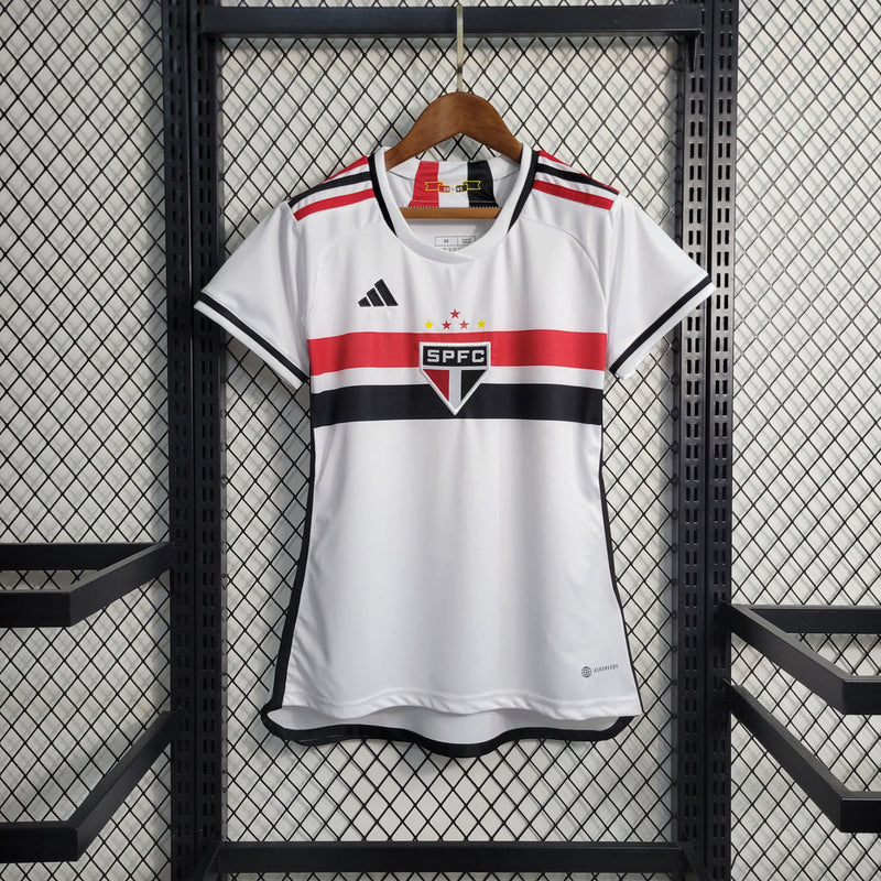 Camiseta Adidas para mujer del Sao Paulo 23/24 - Blanca