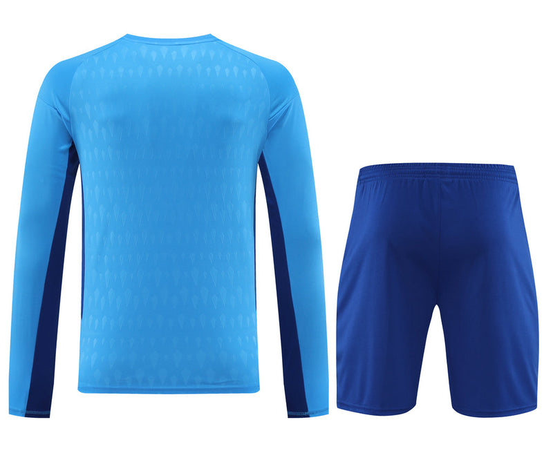 Conjunto de portero de manga larga para hombre Juventus 23/24 - Azul