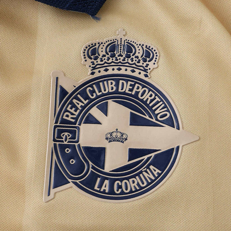 Camiseta Aficionado Aniversario La Coruña 25/26 Hombre Dorada