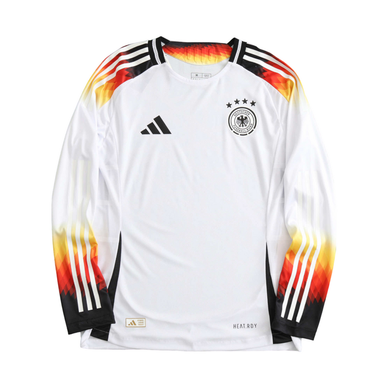 Camiseta de manga larga para hombre de la selección alemana local 24/25 - Blanca
