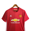 Camiseta local del Manchester United 16-17 para hombre - Roja