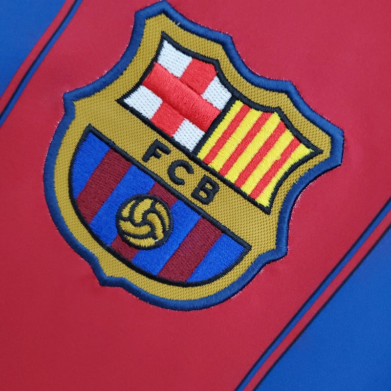 Camiseta retro del Barcelona I 03/04 Nike Fan para hombre - Azul rey y rojo