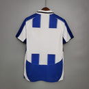 Camiseta retro de aficionado del Porto 03/04 para hombre - Azul y blanco