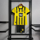 Camiseta y pantalón corto local del Borussia Dortmund 23/24 - Amarillo
