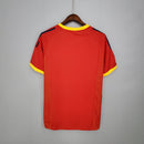 Camiseta retro de aficionado de la selección españa 2002 (hombre) - Roja